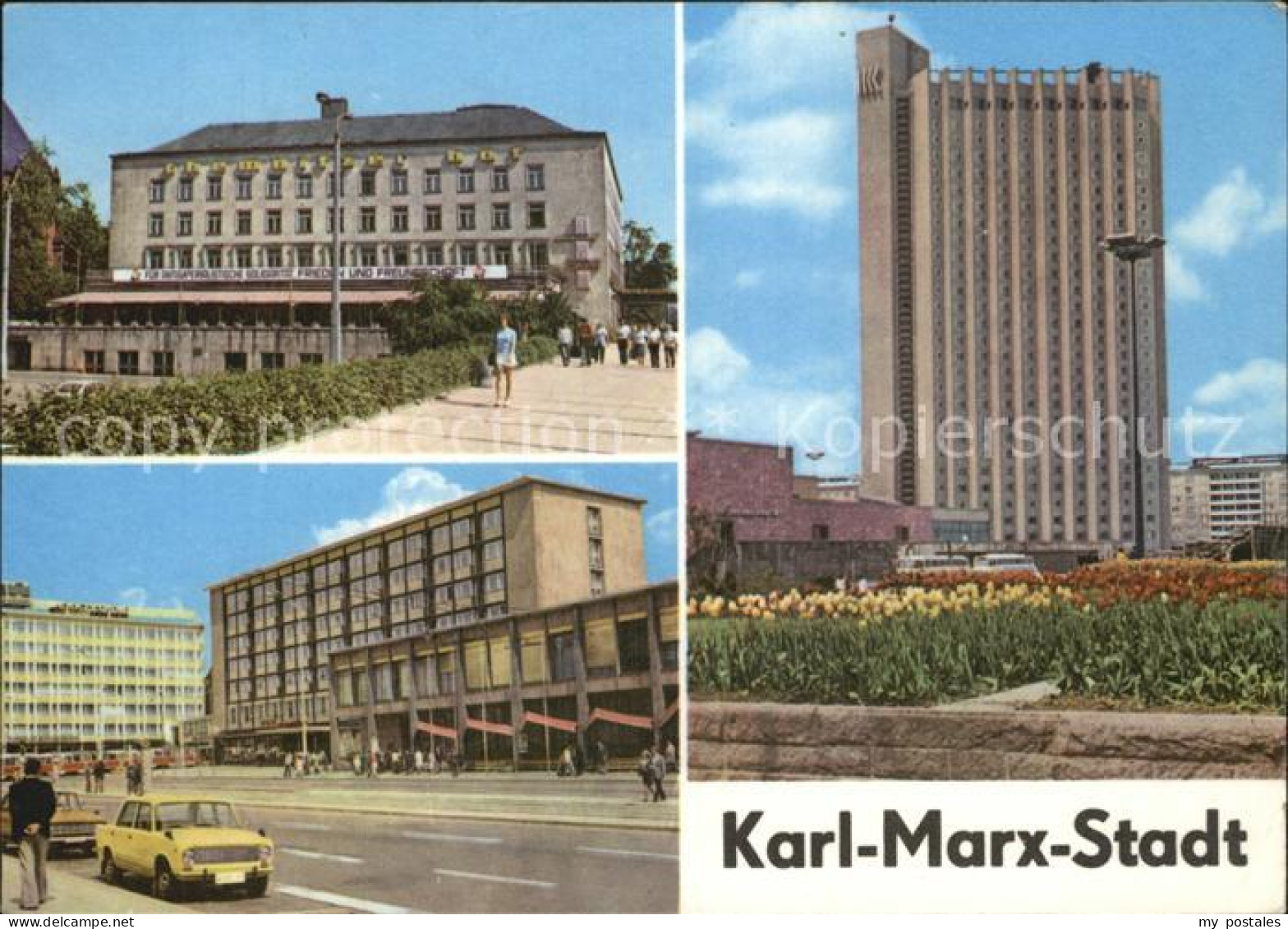 72498048 Karl-Marx-Stadt Interhotels Chemnitzer Hof Kongress Und Moskau Karl-Mar - Chemnitz
