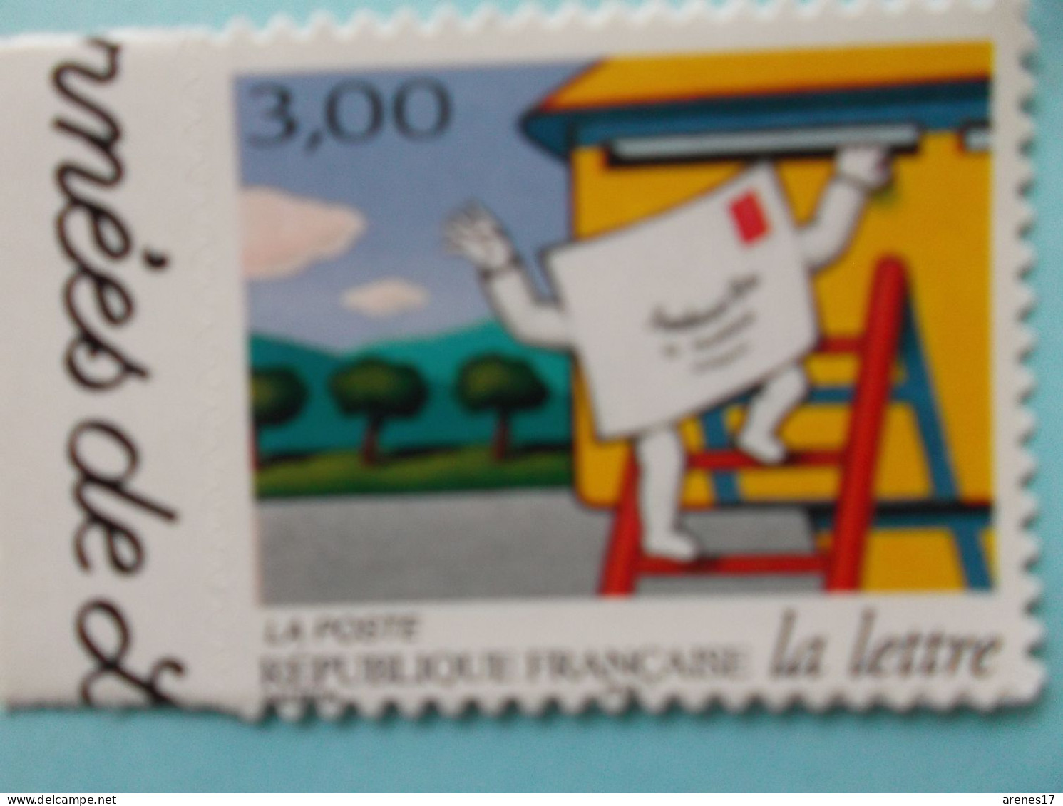 Autoadhésif No: 10 , LETTRE Au D2PART Venant Du Carnet , XX Timbre En Bon état - Unused Stamps