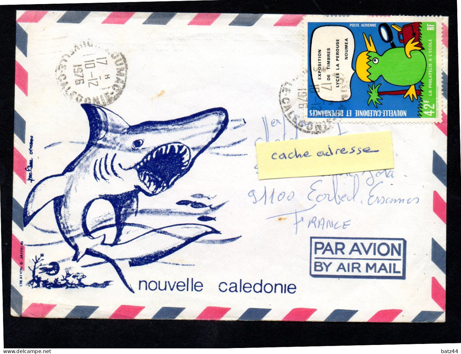 NOUVELLE CALEDONIE  5 enveloppe cover letter lettre + 1 pàp postal stationary 1976 à 2013 voir scan