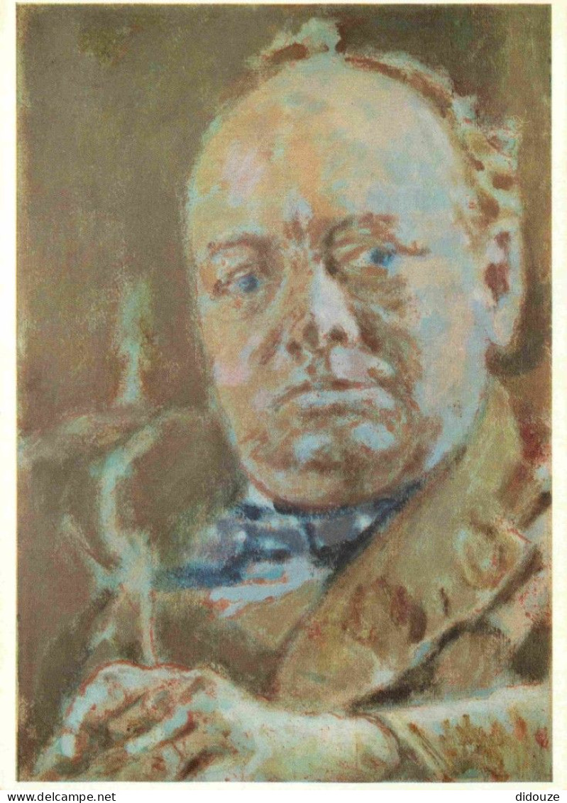 Art - Peinture - Walter Stickert - Sir Winston Churchill - Portrait - CPM - Voir Scans Recto-Verso - Pittura & Quadri