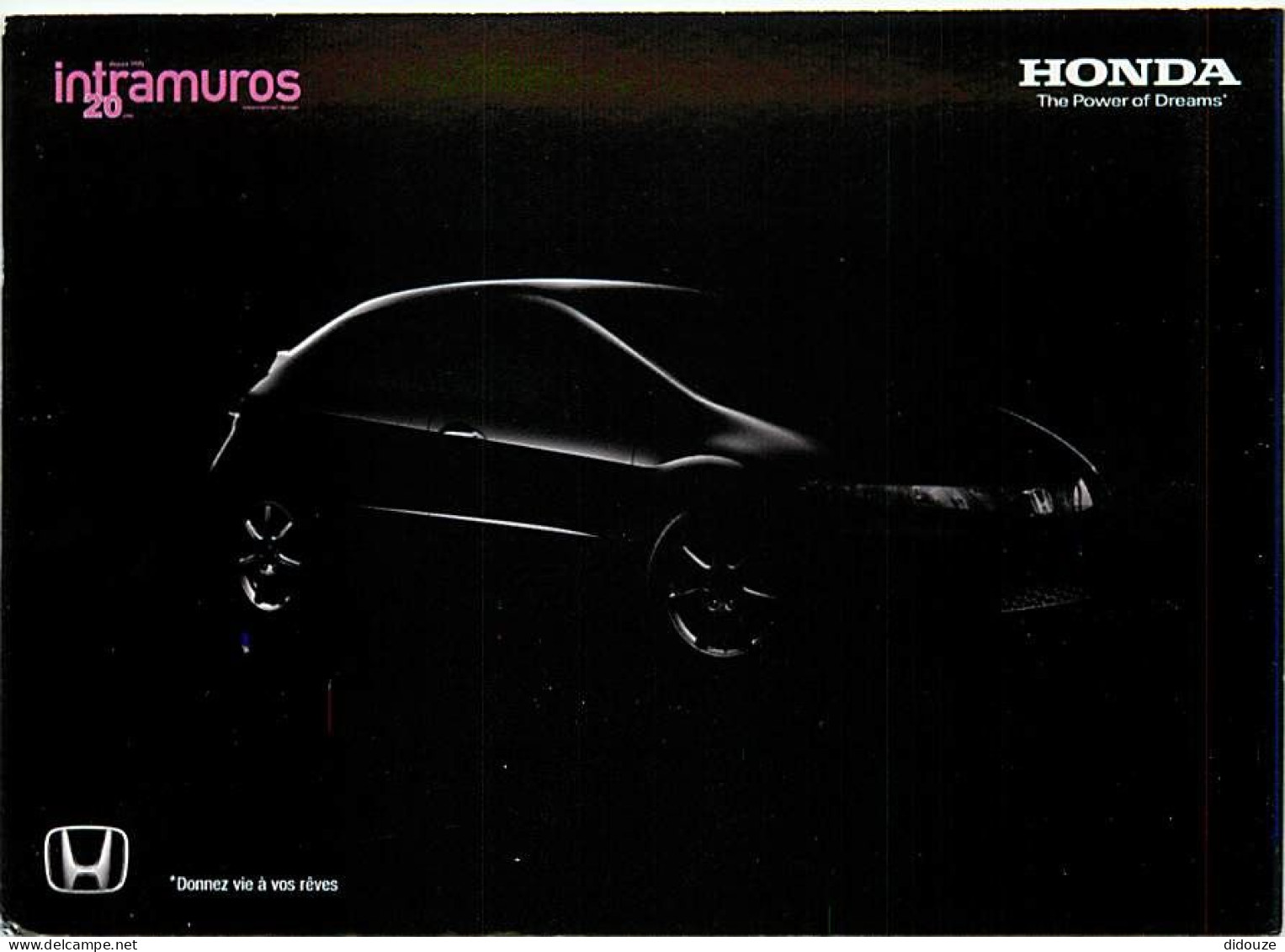 Automobiles - Carte Publicitaire - Honda Civic - Carte Neuve - CPM - Voir Scans Recto-Verso - PKW