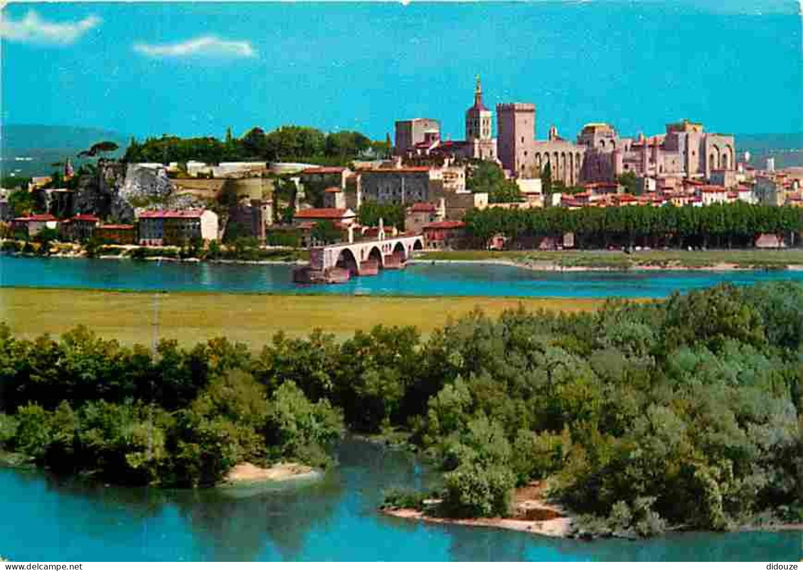 84 - Avignon - Le Pont Saint Bénézet - Le Palais Des Papes - CPM - Voir Scans Recto-Verso - Avignon