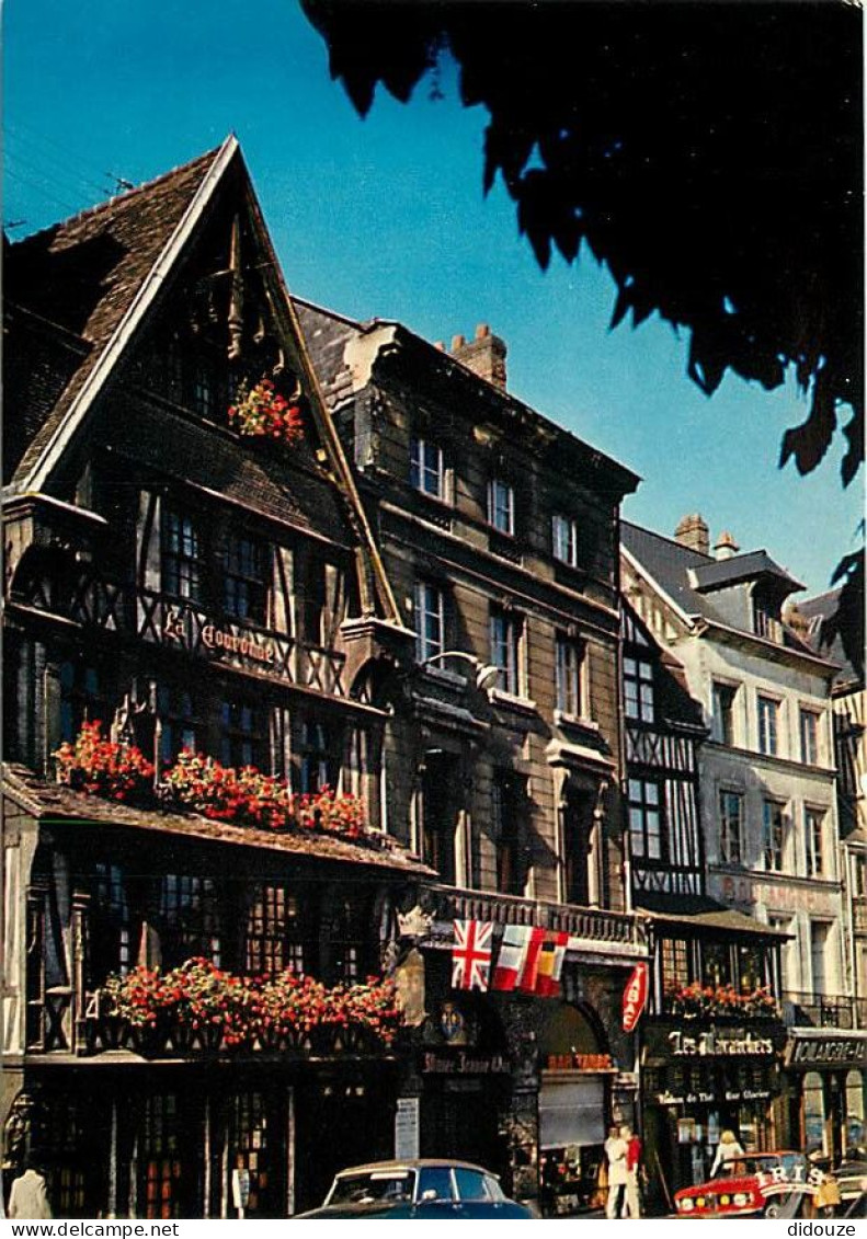 76 - Rouen - L'Hôtel De La Couronne Et Le Musée Jeanne D'Arc Place Du Vieux Marché - Automobiles - Carte Neuve - CPM - V - Rouen