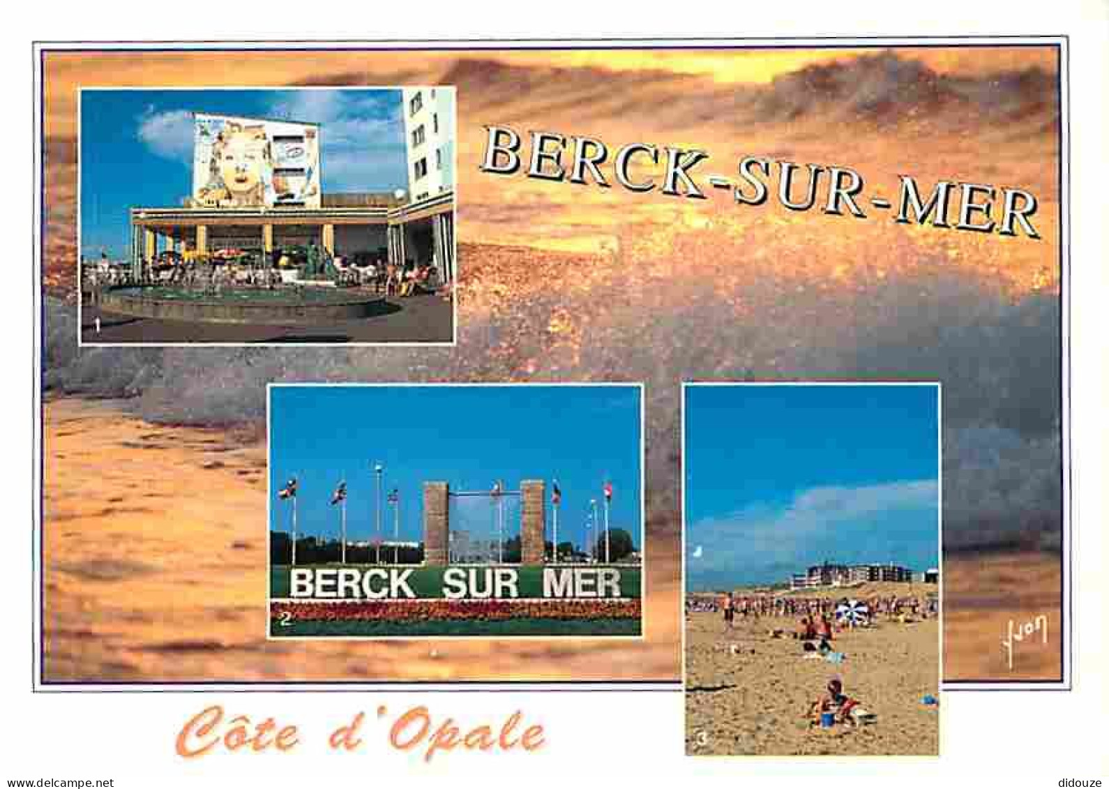 62 - Berck Sur Mer - Multivues - Plage - Flamme Postale - CPM - Voir Scans Recto-Verso - Berck