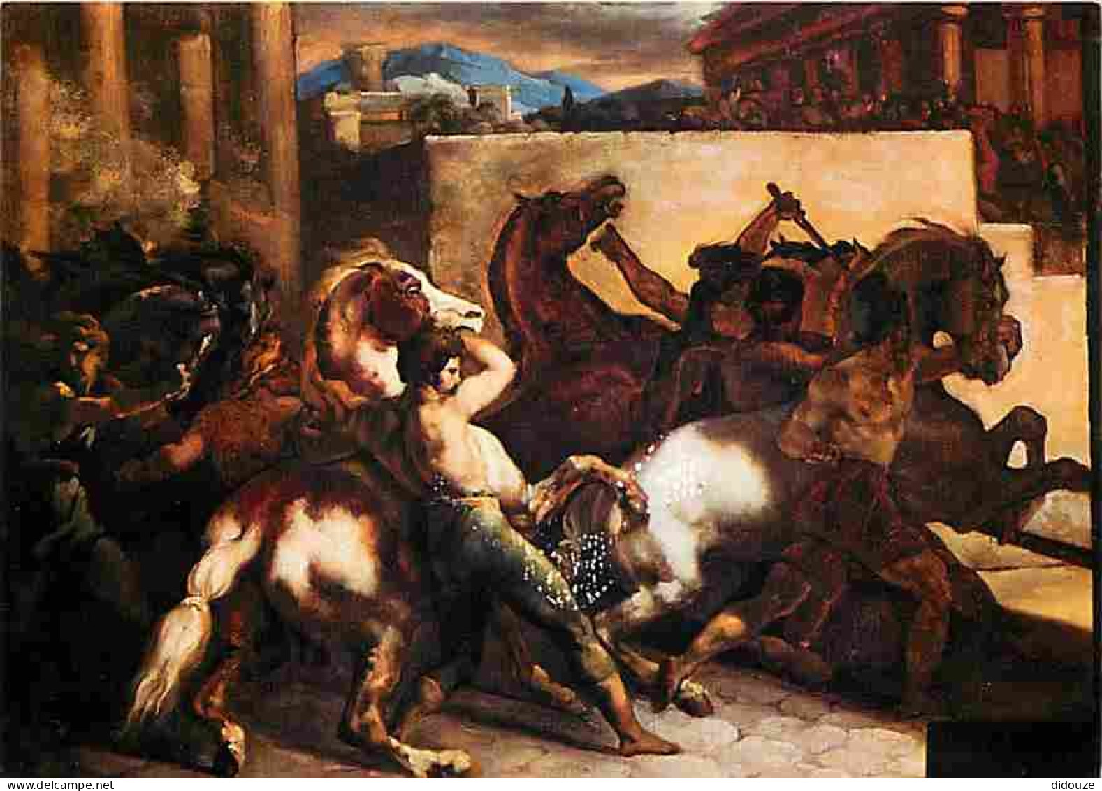 Art - Peinture - Théodore Géricault - Course De Chevaux Libres à Rome - Carte Neuve - CPM - Voir Scans Recto-Verso - Pittura & Quadri