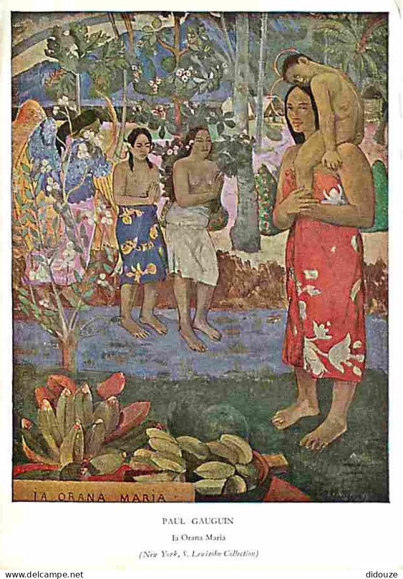 Art - Peinture - Paul Gauguin - La Orana Maria - Carte Neuve - CPM - Voir Scans Recto-Verso - Peintures & Tableaux