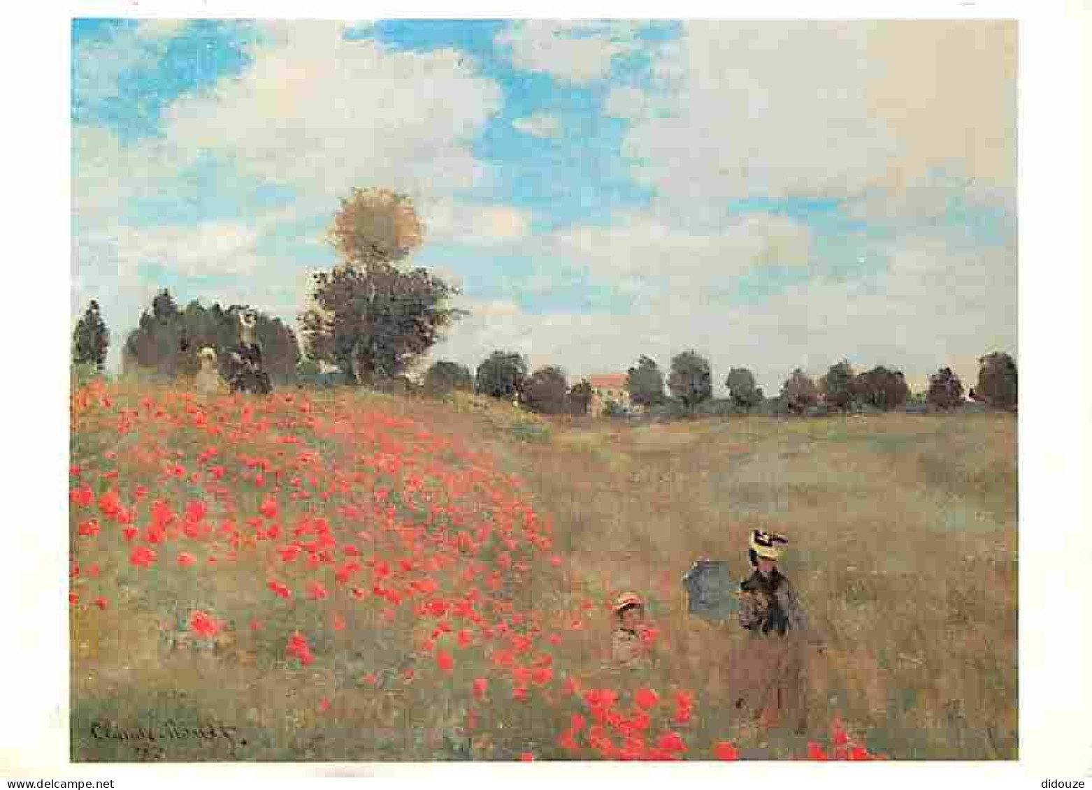 Art - Peinture - Claude Monet - Coquelicots - CPM - Voir Scans Recto-Verso - Paintings