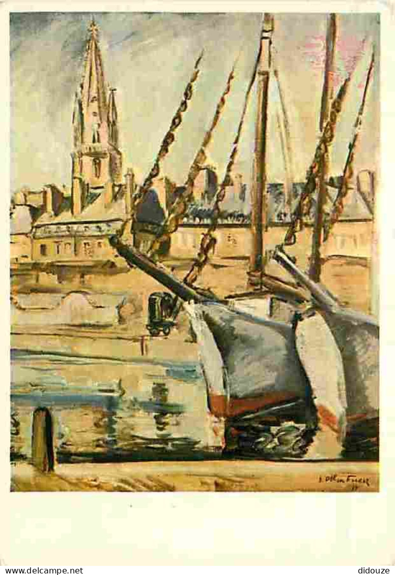 Art - Peinture - Othon Friesz - Le Port De Saint Malo - CPM - Voir Scans Recto-Verso - Peintures & Tableaux