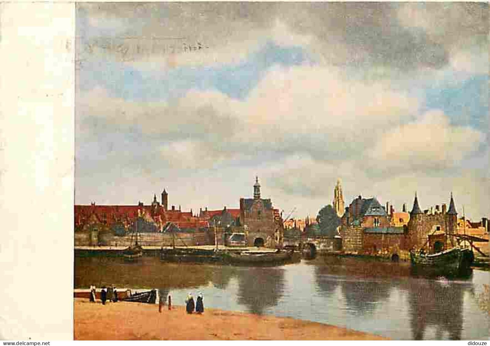 Art - Peinture - Johannes Vermeer - Vue De Delft - CPM - Voir Scans Recto-Verso - Peintures & Tableaux