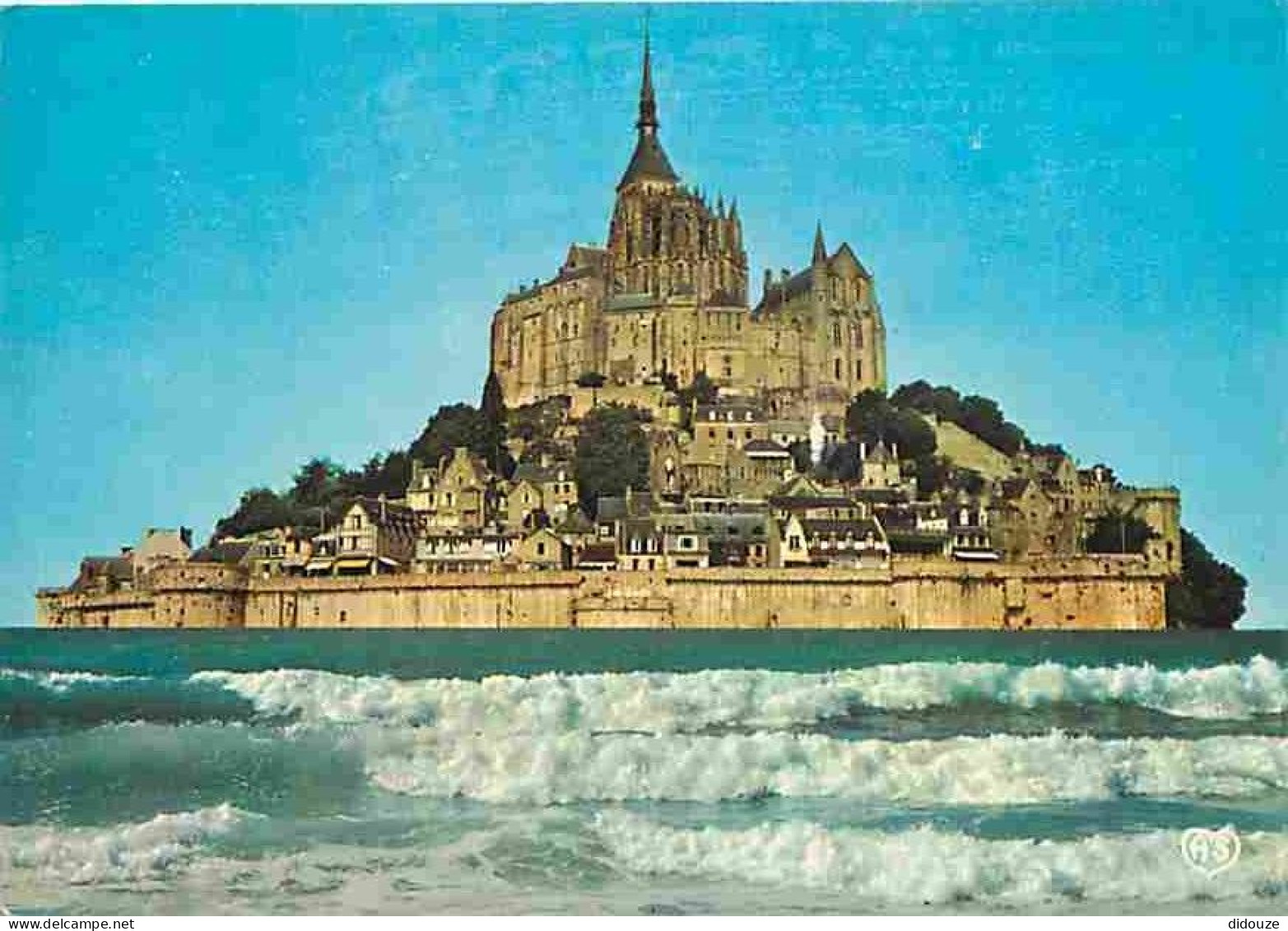 50 - Le Mont Saint Michel - Vue Générale - Effet De Vagues - CPM - Voir Scans Recto-Verso - Le Mont Saint Michel