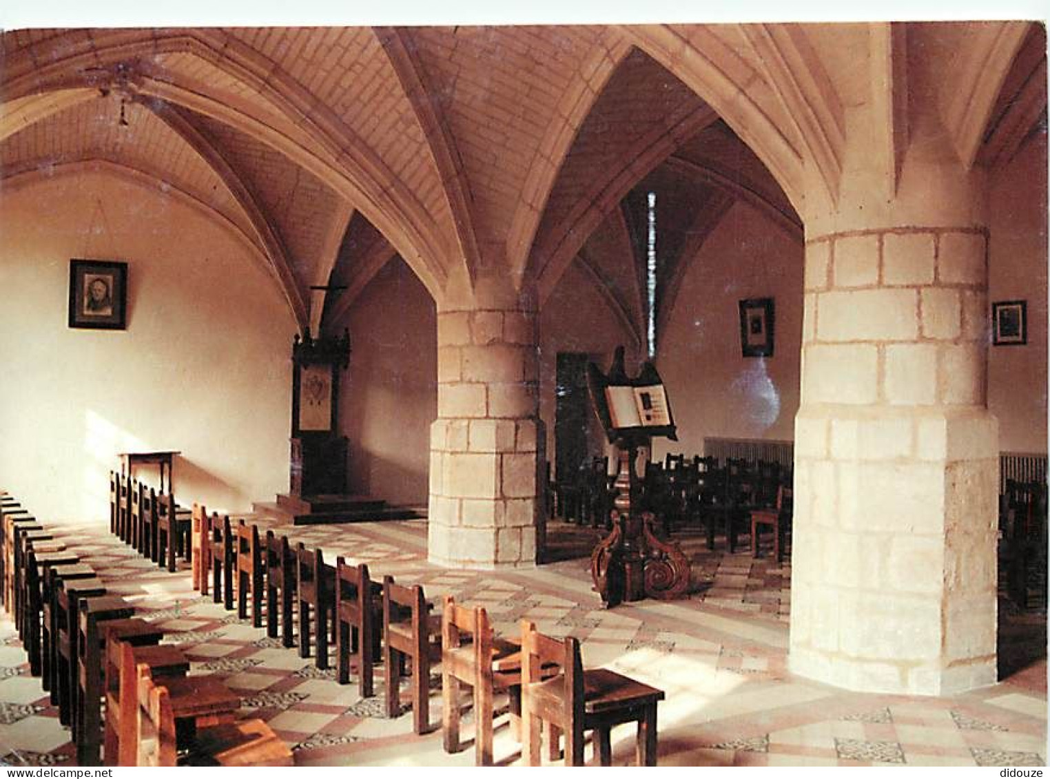 36 - Fontgombault - Abbaye Notre-Dame De Fontgombault - La Salle Capitulaire - Flamme Postale De Fontgombault - CPM - Vo - Andere & Zonder Classificatie