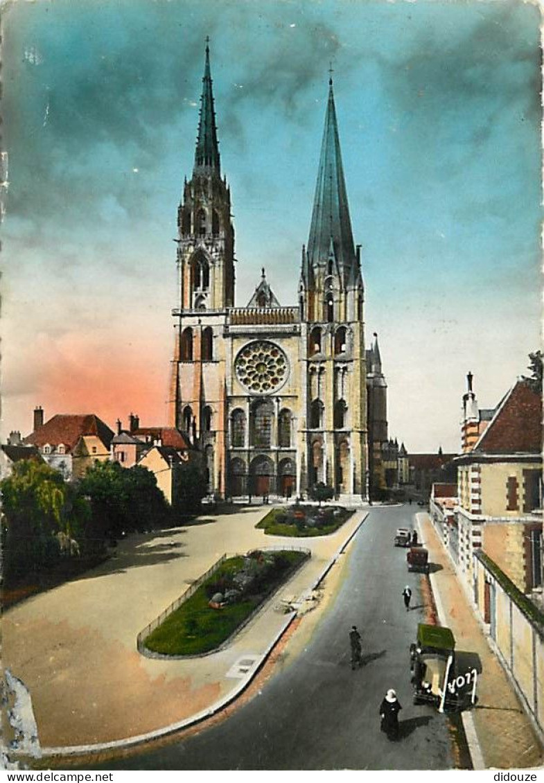 28 - Chartres - Cathédrale Notre Dame - CPM - Etat Coups Visibles - Voir Scans Recto-Verso - Chartres