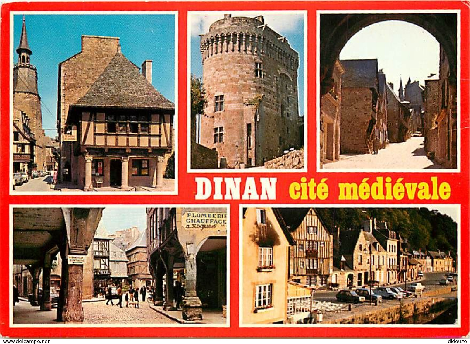 22 - Dinan - Cité Médiévale - Multivues - Automobiles - CPM - Voir Scans Recto-Verso - Dinan