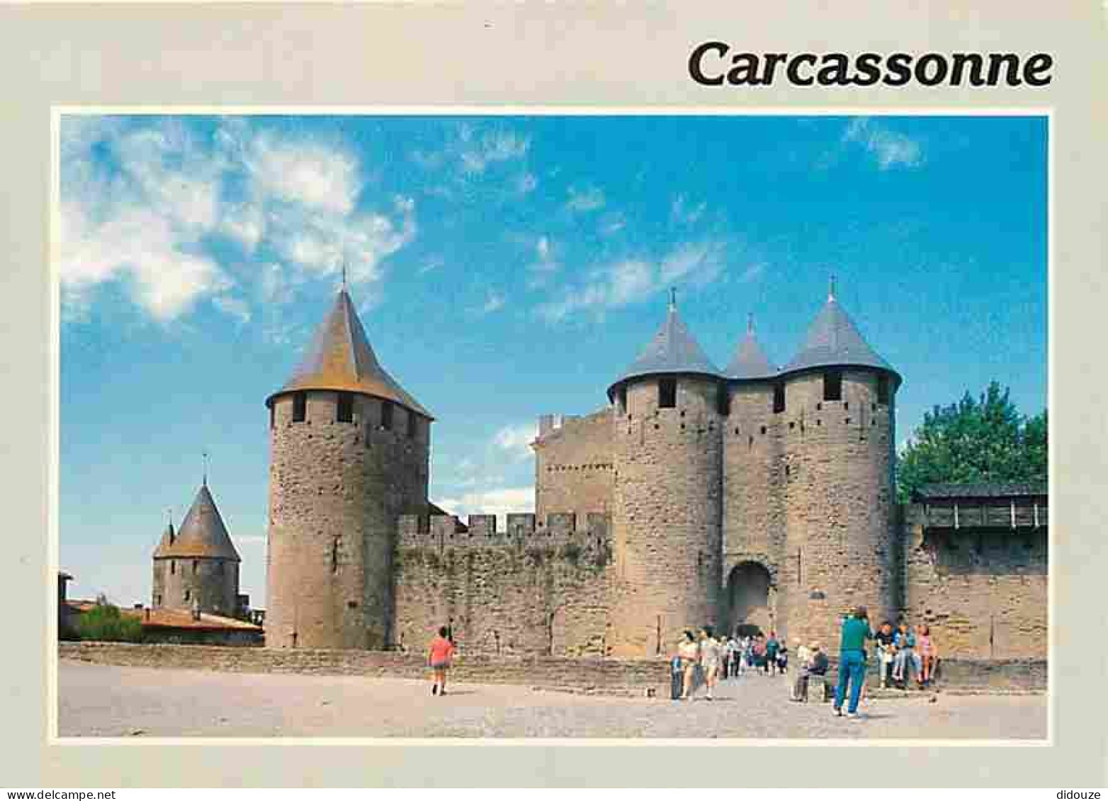 11 - Carcassonne - La Cité Médiévale - L'entrée Du Château Comtal - Carte Neuve - CPM - Voir Scans Recto-Verso - Carcassonne