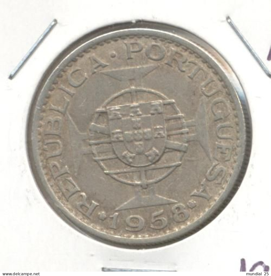 TIMOR PORTUGAL 1$00 ESCUDO 1958 - Timor