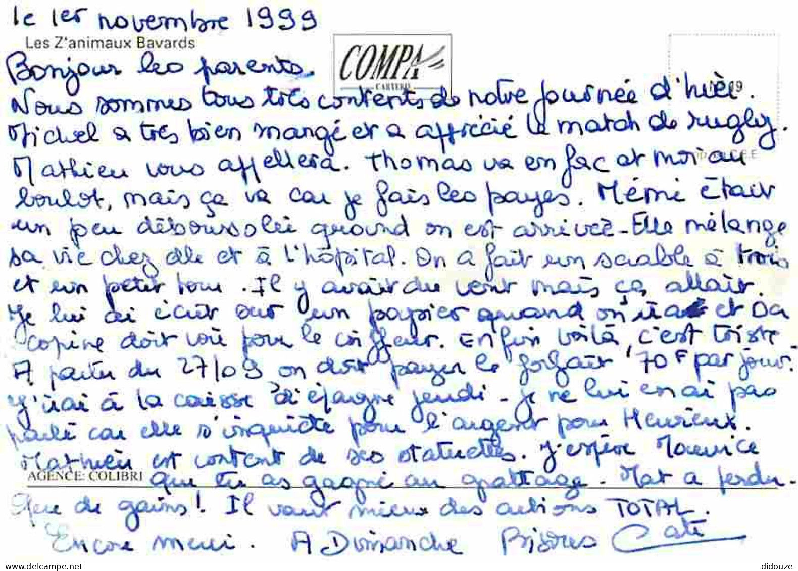 Animaux - Lémuriens - CPM - Voir Scans Recto-Verso - Autres & Non Classés