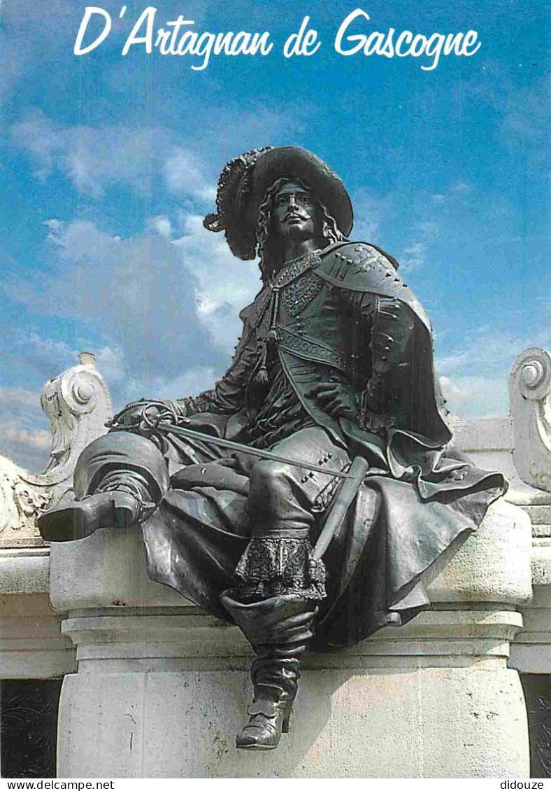 32 - Gers - Statue De D'Artagnan Sculptée Por L'artiste Gustave Doré - CPM - Voir Scans Recto-Verso - Sonstige & Ohne Zuordnung