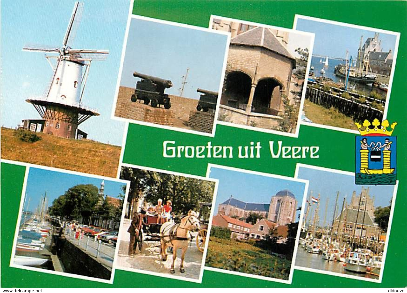 Pays-Bas - Nederland - Veere - Multivues - Moulin à Vent - CPM - Voir Scans Recto-Verso - Veere