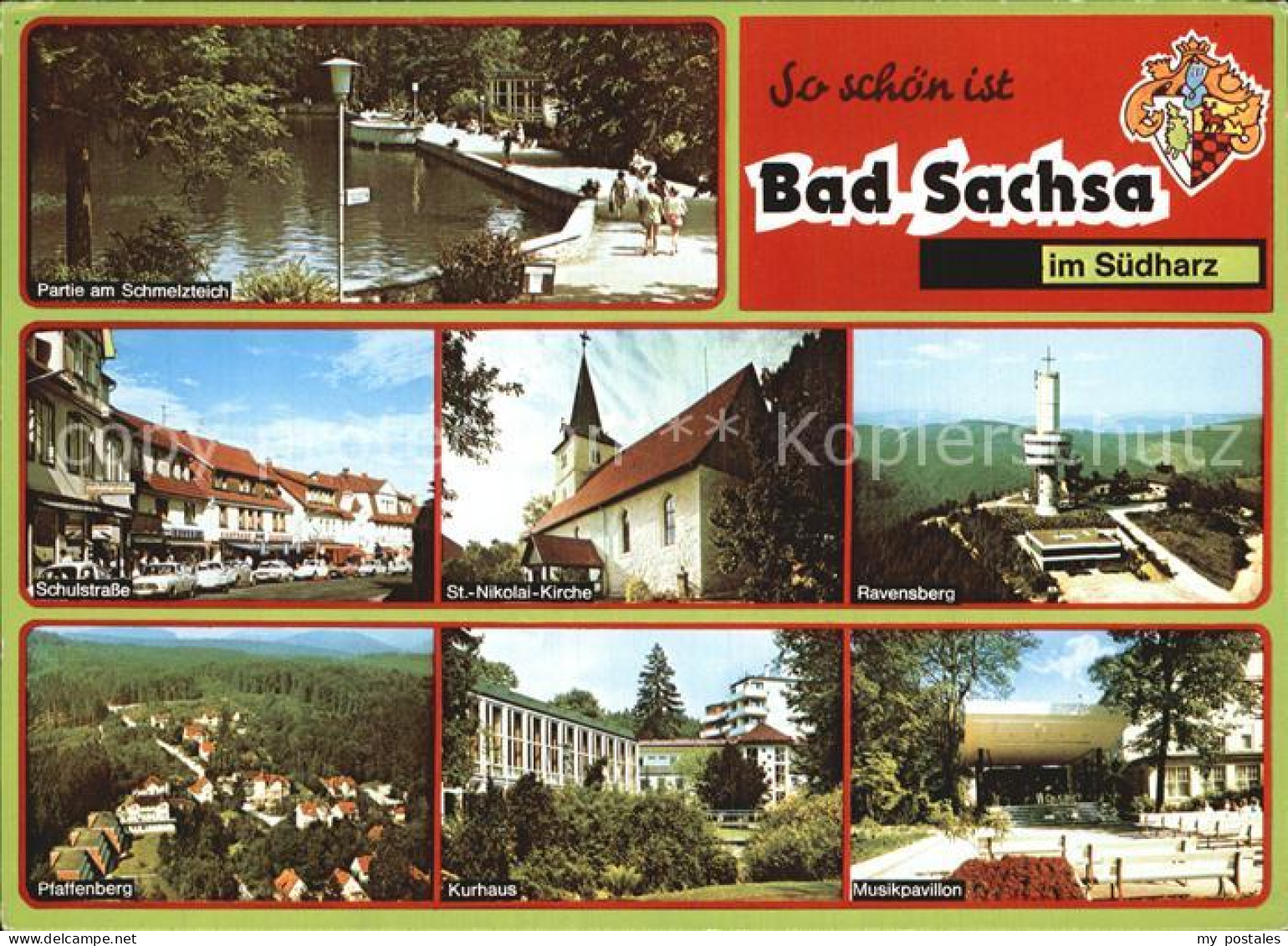 72497762 Bad Sachsa Harz Partie Am Schmelzteich Schulstrasse Nikolaikirche Raven - Bad Sachsa