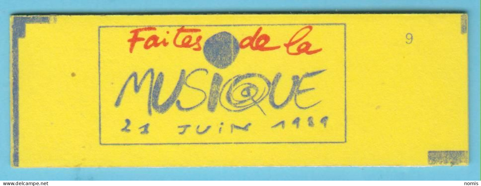 J.P.S. 01/24 - N°04 - France - Carnet De 10 TP Faites De La Musique 1989 Fermé - N° 2376 C 8 - Livraison Offerte - Modernes : 1959-...