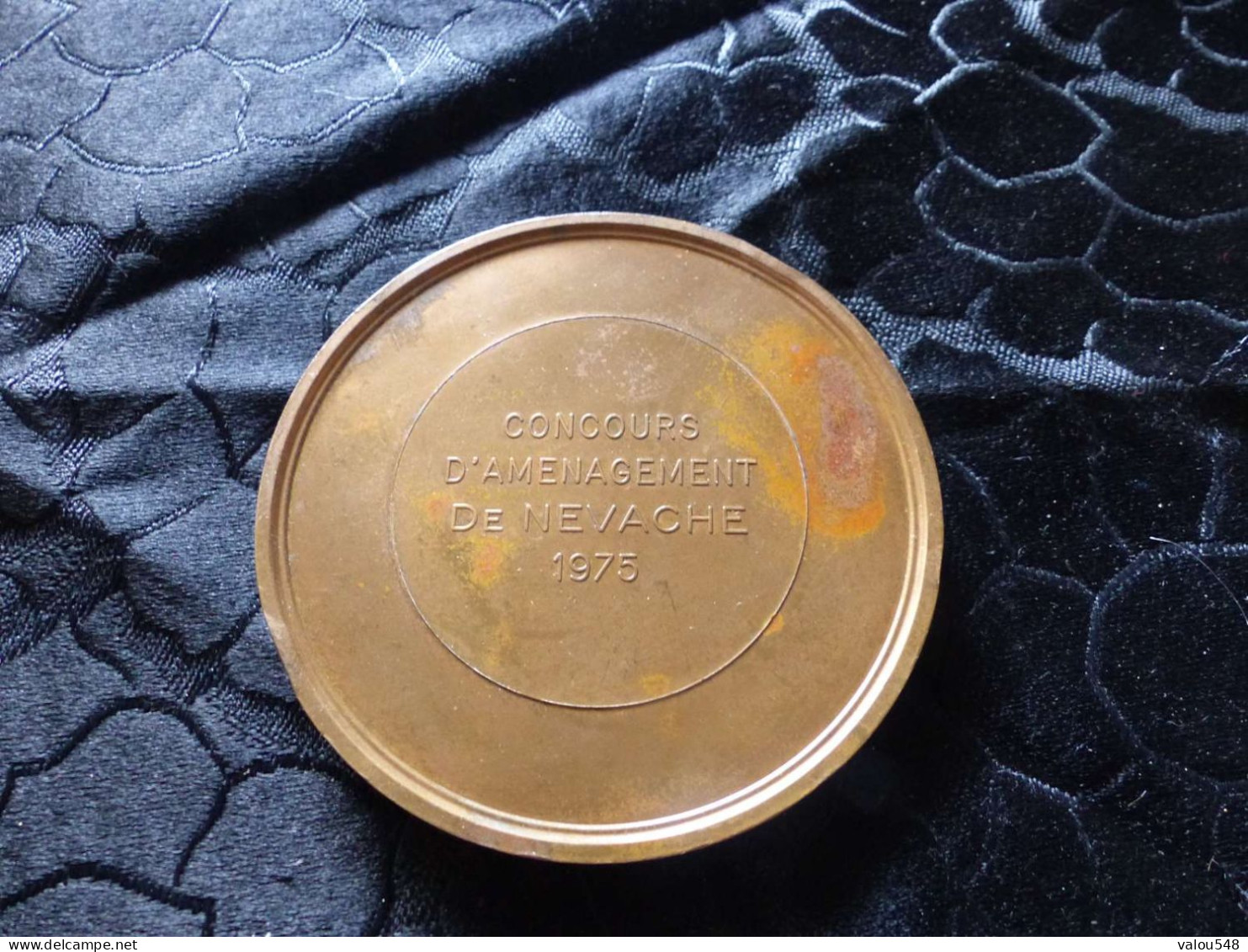 Grande Médaille En Bronze, Homme De Vitruve, Concours D'aménagement De Nevache 1975 - Firma's
