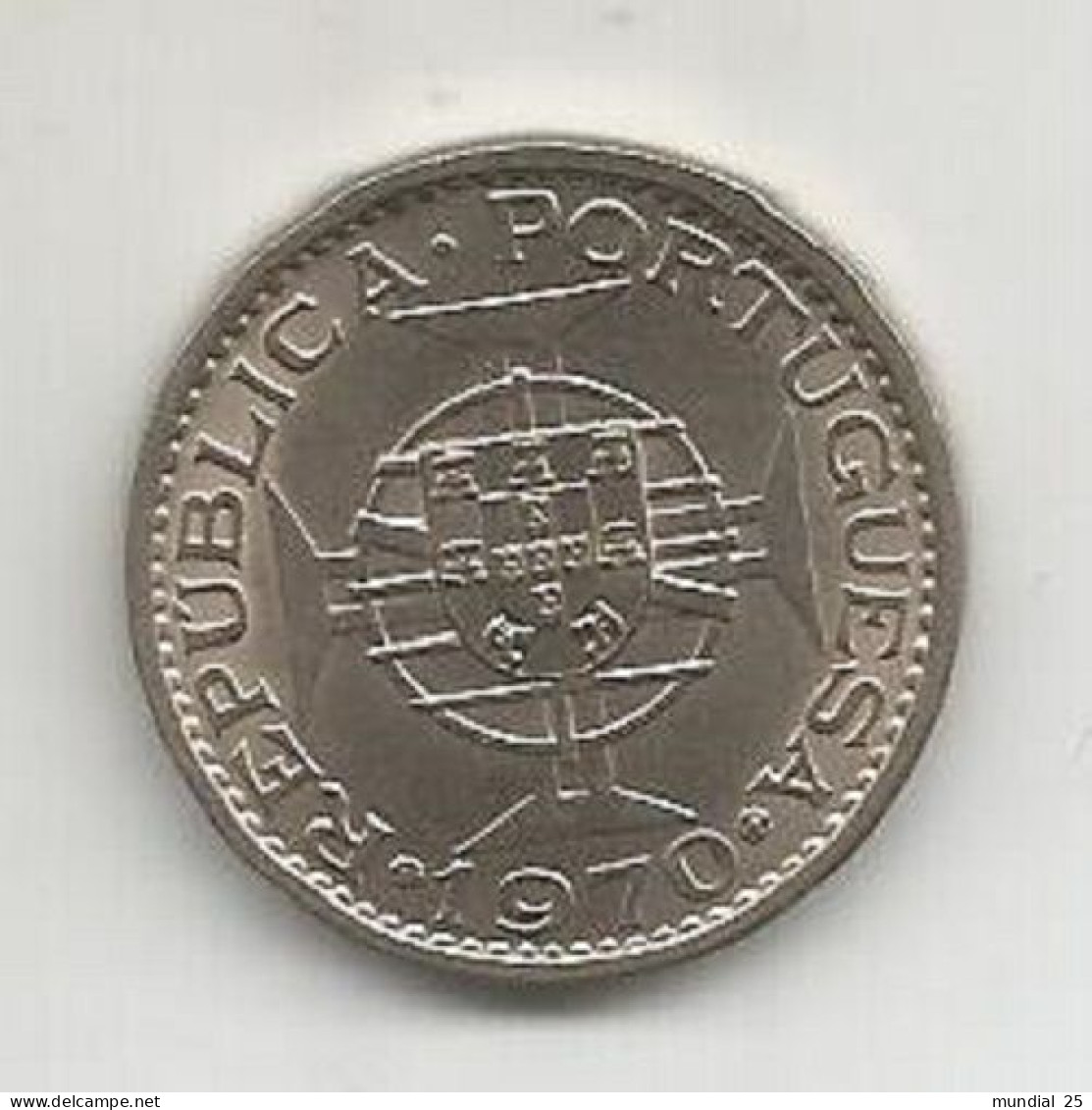 TIMOR PORTUGAL 5$00 ESCUDO 1970 - Timor