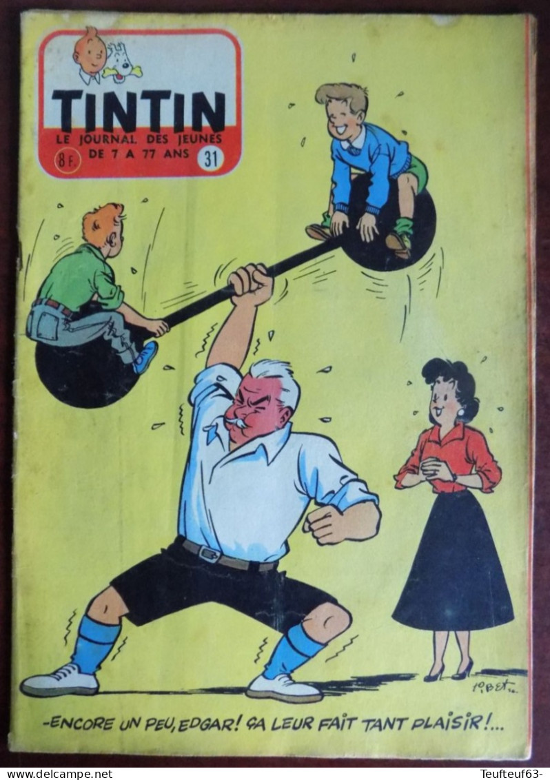 Tintin N° 31/1956 Tibet - Globul - "Vania Mikhailov" Par Joke - Kuifje