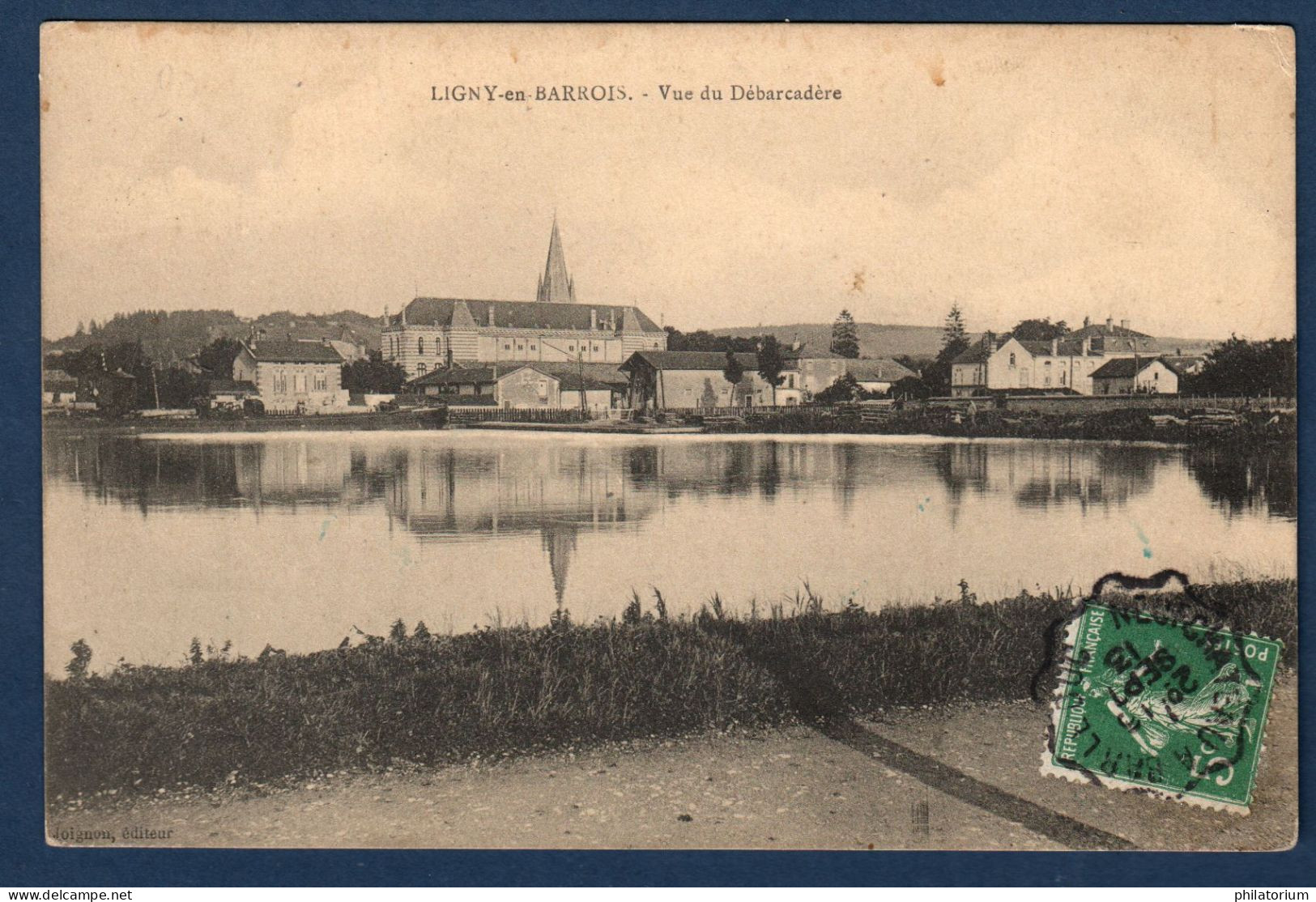 55  LIGNY En BARROIS  Vue Du Débarcadère - Ligny En Barrois