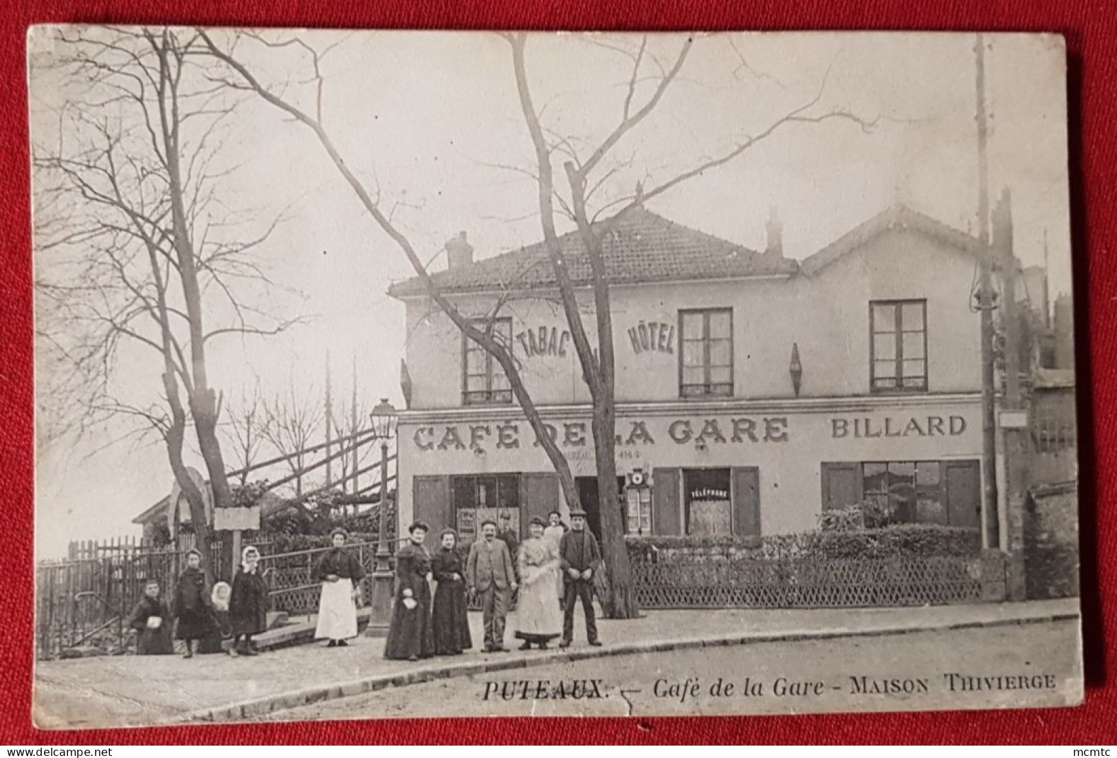 CPA - Puteaux - Café De La Gare - Maison Thivierge - Puteaux