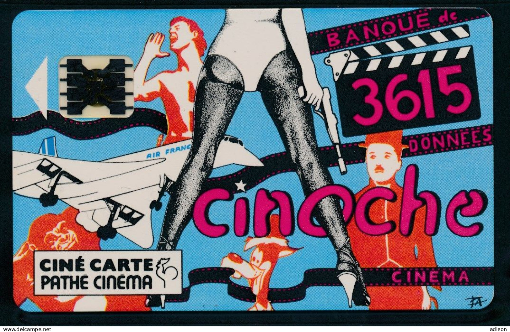 Cinécarte Pathé 3615 Cinoche - Cinécartes