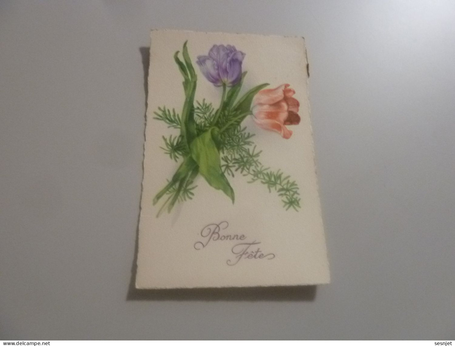 Bonne Fêtes - Tulipes - 984 - Yt 199 - Editions Non Définies - Année 1929 - - Fleurs