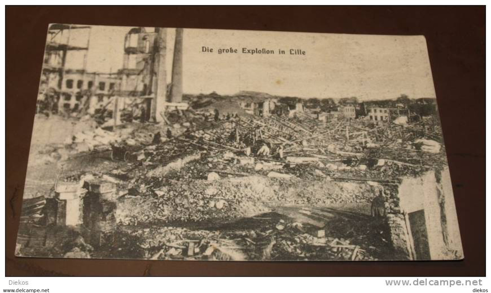 AK  WW I  Explosion In Lille Zerstörte Häuser #AK701 - War 1914-18