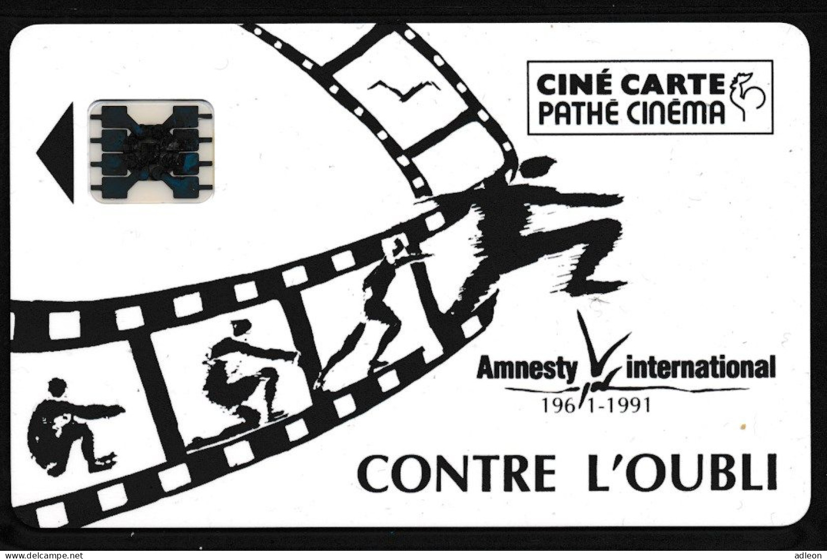 Cinécarte Pathé N°70 Amnesty International "Contre L'Oubli" - Cinécartes