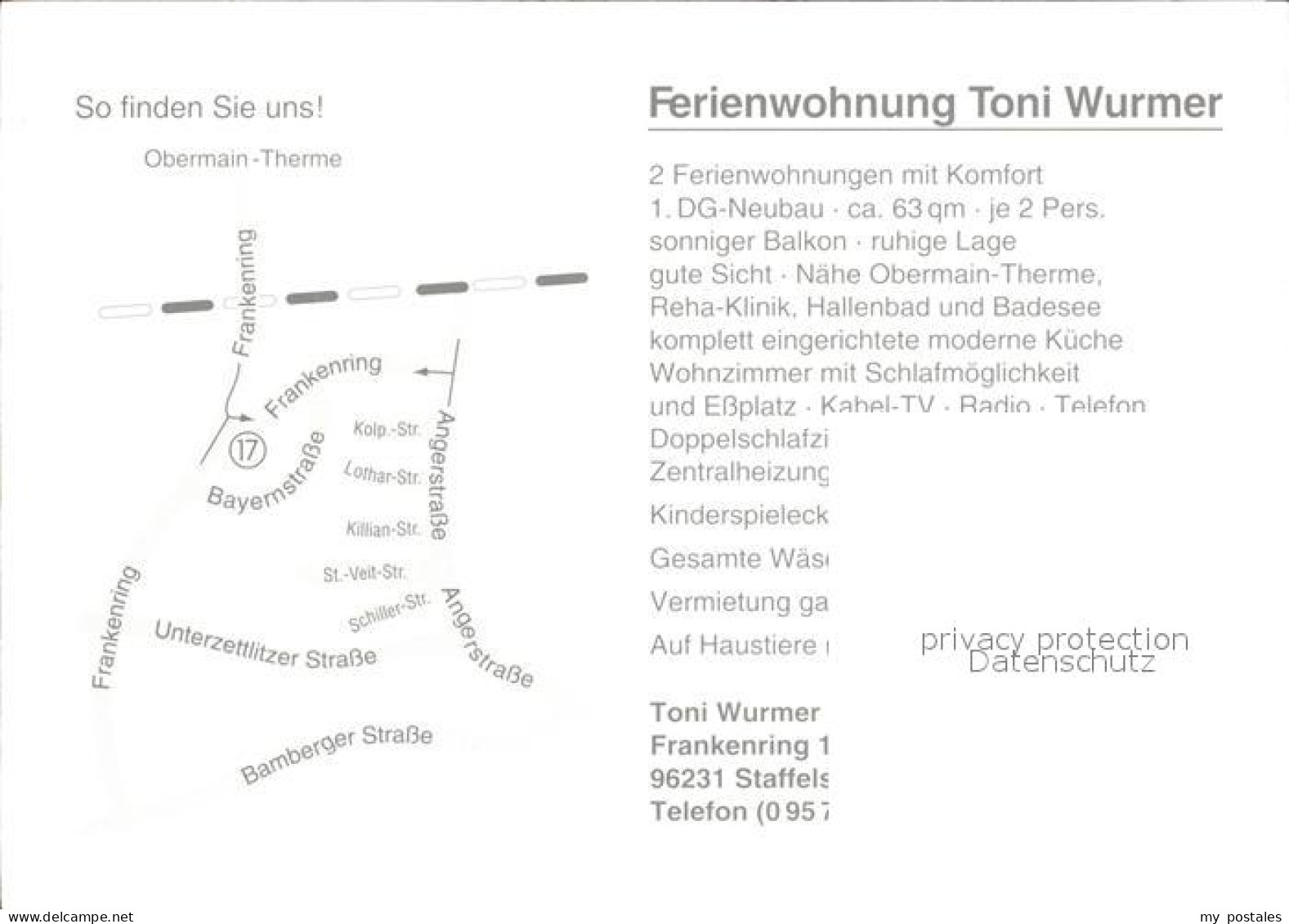 72497288 Staffelstein Ferienwohnung Toni Wurmer Staffelstein - Staffelstein