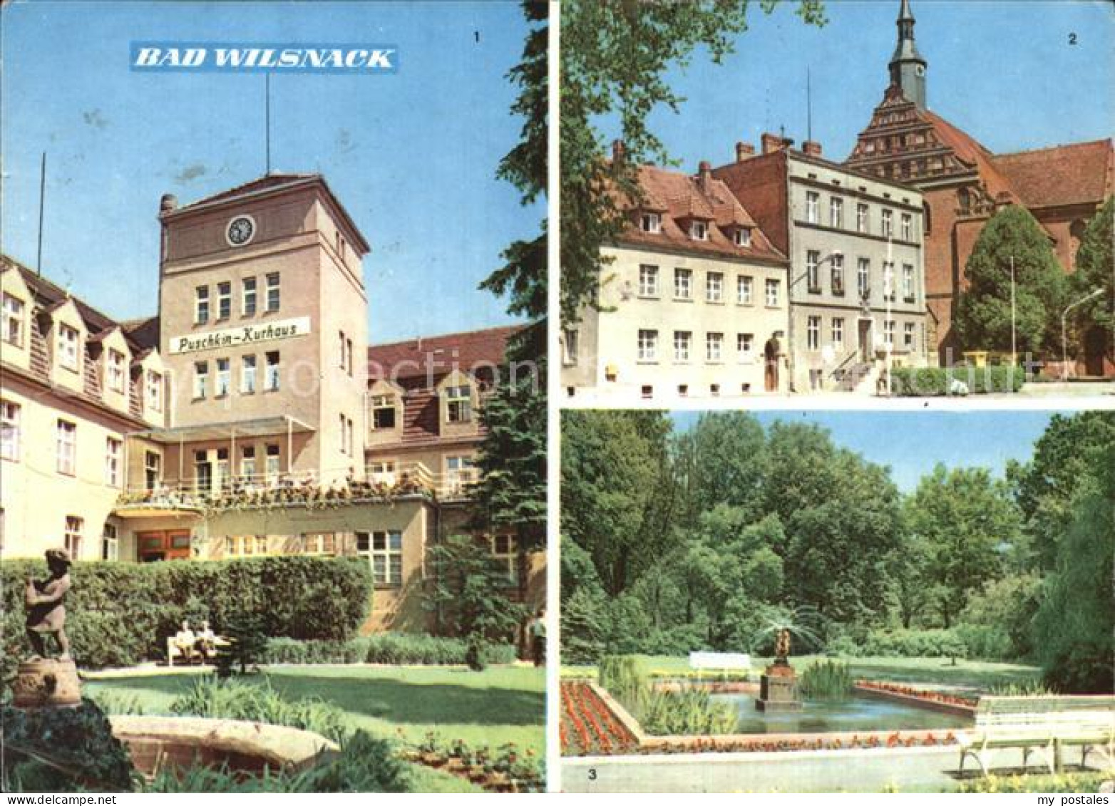 72497268 Bad Wilsnack Puschkin Kurhaus Rathaus Kurpark Bad Wilsnack - Bad Wilsnack