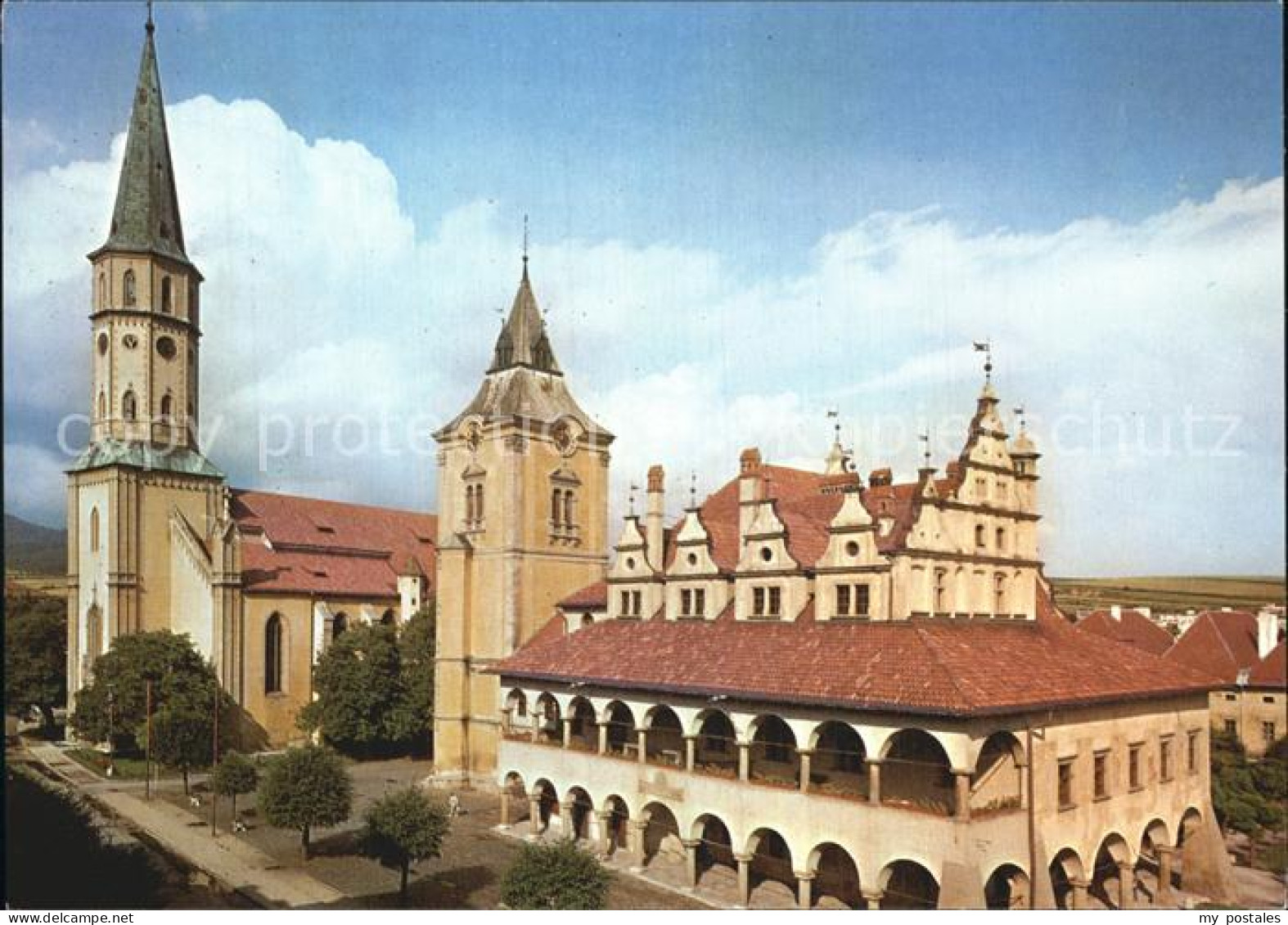 72497256 Levoca Slovakia Rathaus Kirche Heiliger Jakob  - Slowakei