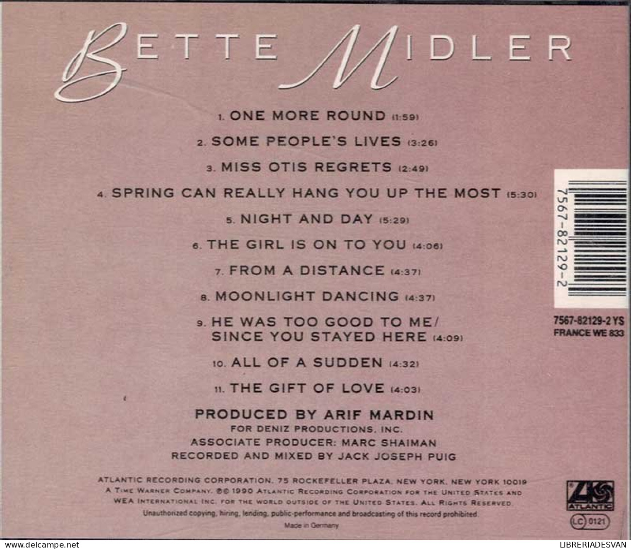 Bette Midler - Some People's Lives. CD - Disco, Pop