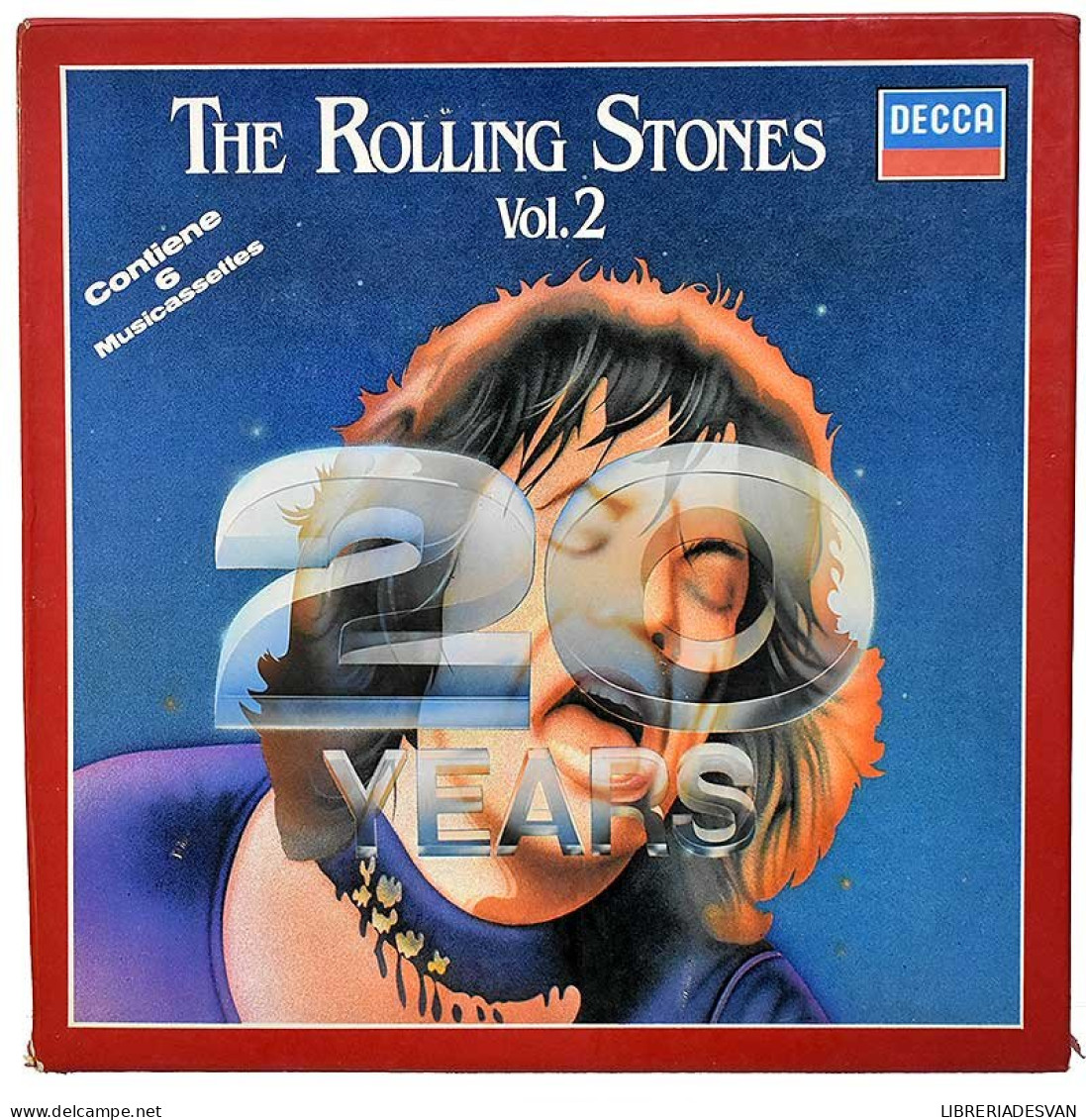 The Rolling Stones 20 Years. Vol. 2. Caja 6 Musicassettes - Audio Tapes