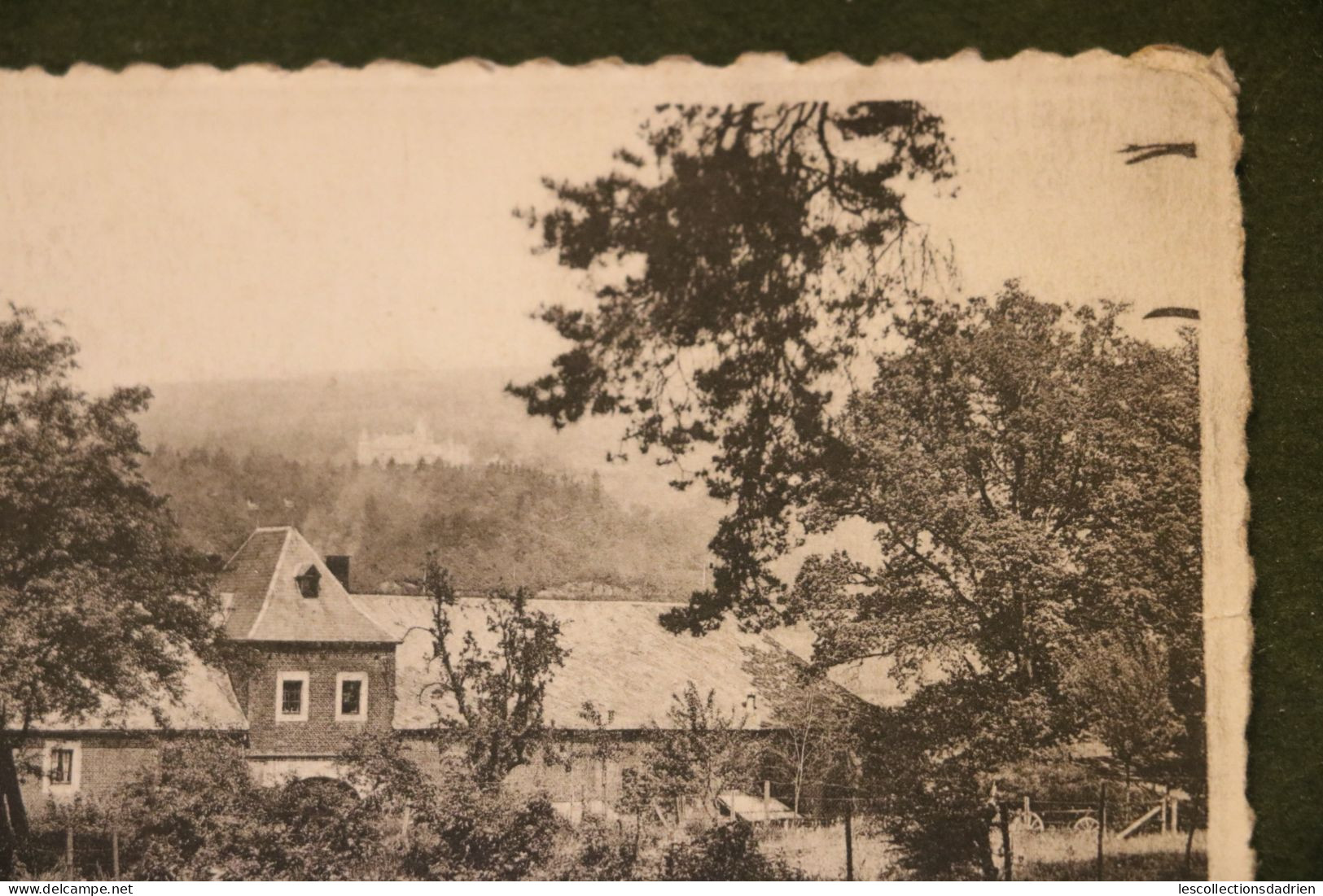 Carte Postale Ancienne La Gleize Un Joli Coin Animée Enfant Et Dame Oblitération La Gleize 1937 - Stoumont