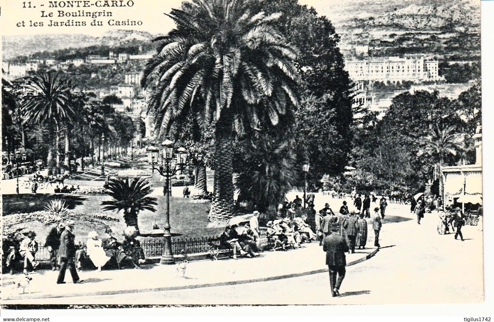 Monte Carlo Le Boulingrin Et Les Jardins Du Casino - Monte-Carlo