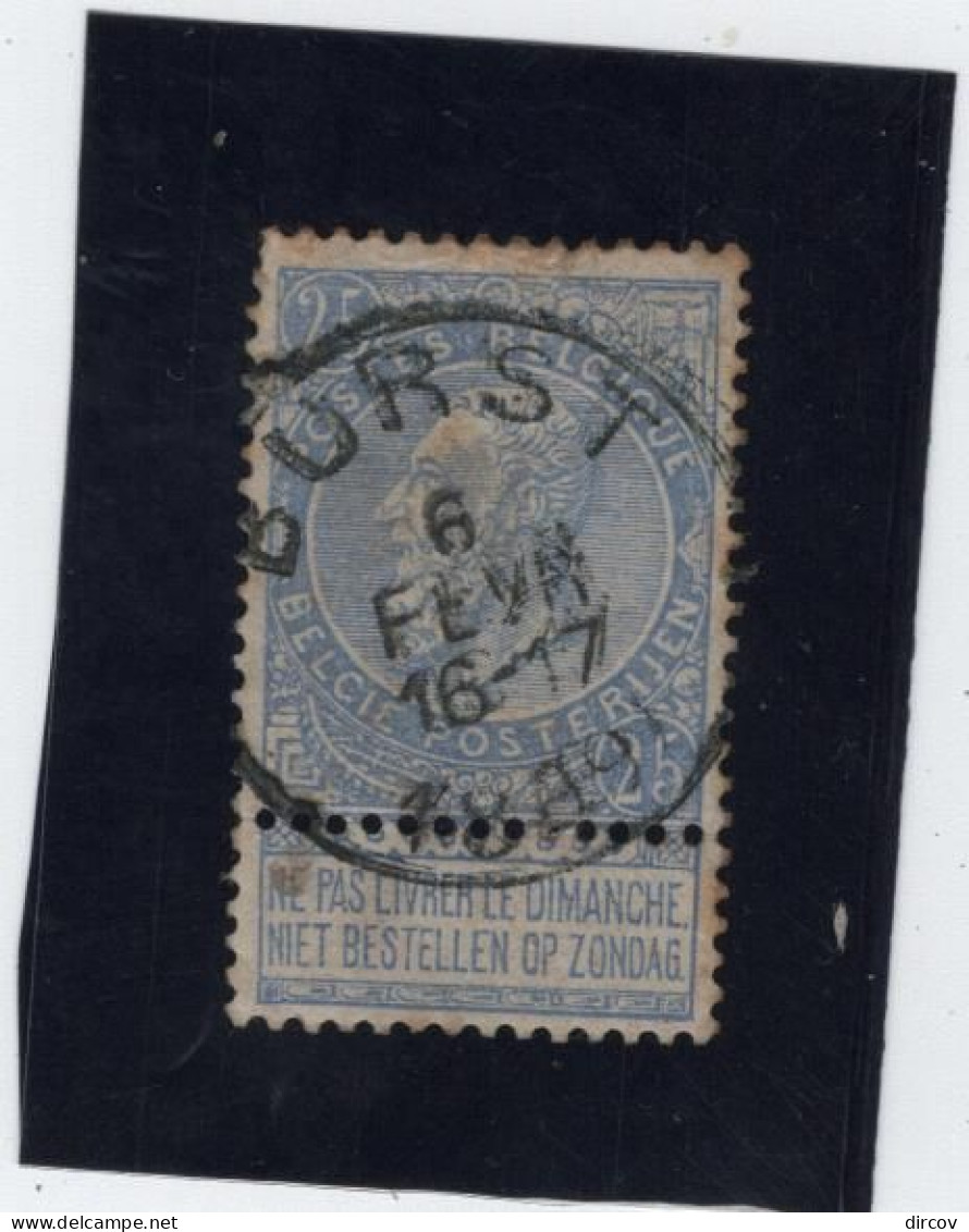 Belgie Nr 60 Burst - 1893-1900 Fine Barbe