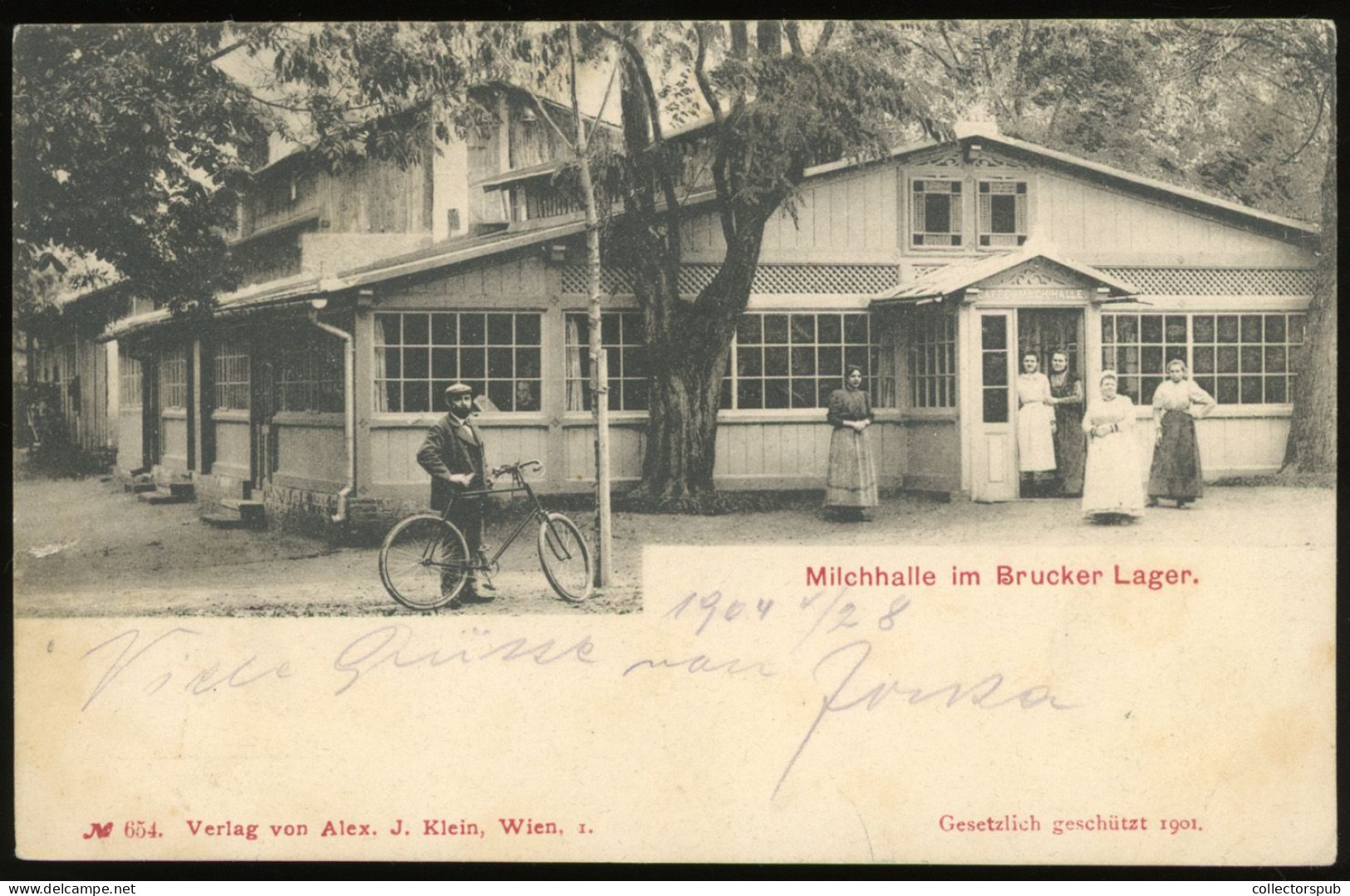 AUSTRIA 1899. Bruck Lager Vintage Postcard - Andere & Zonder Classificatie