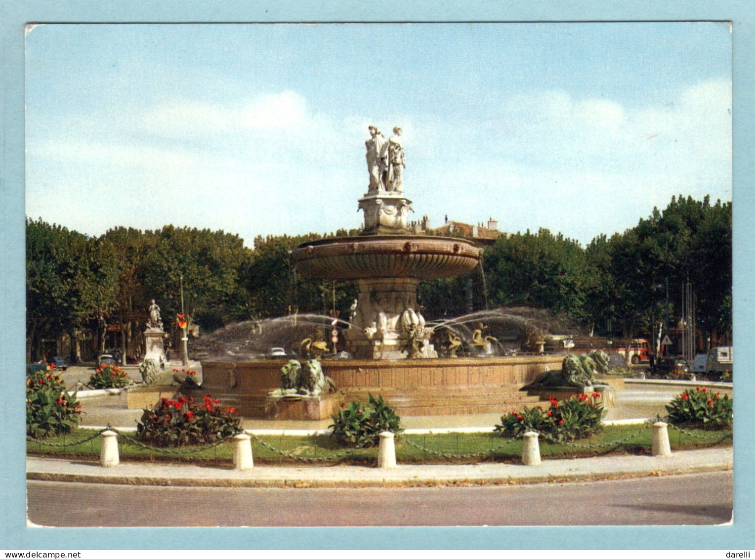 CP 13 - Aix-en-Provence - La Grande Fontaine Sur La Rotonde - Aix En Provence