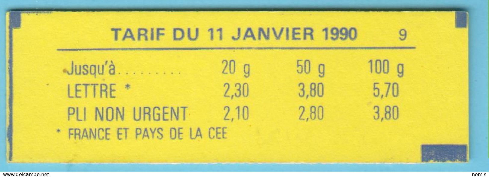 J.P.S. 01/24 - N°08 - France - Carnet De 9 TP 16° Jeux D'hiver Fermé - N° 2614 C 8 - Livraison Offerte - Moderne : 1959-...