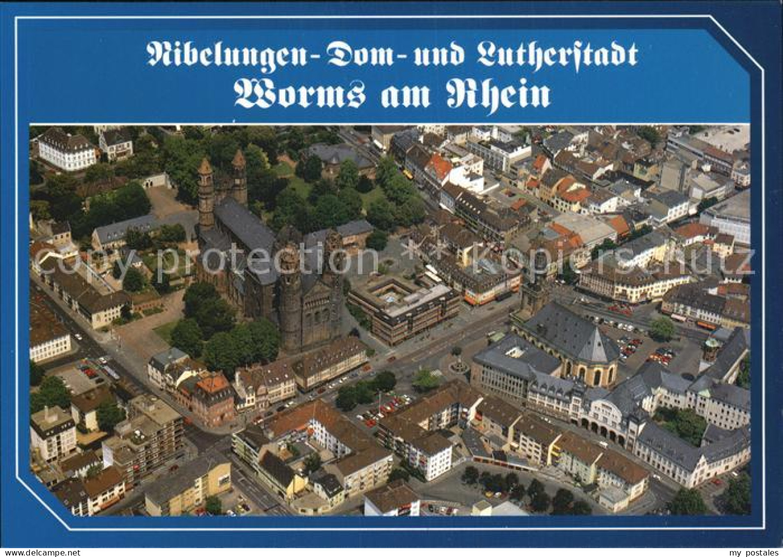 72496969 Worms Rhein Dom Dreifaltigkeitskirche Nibelungenstadt Lutherstadt Flieg - Worms