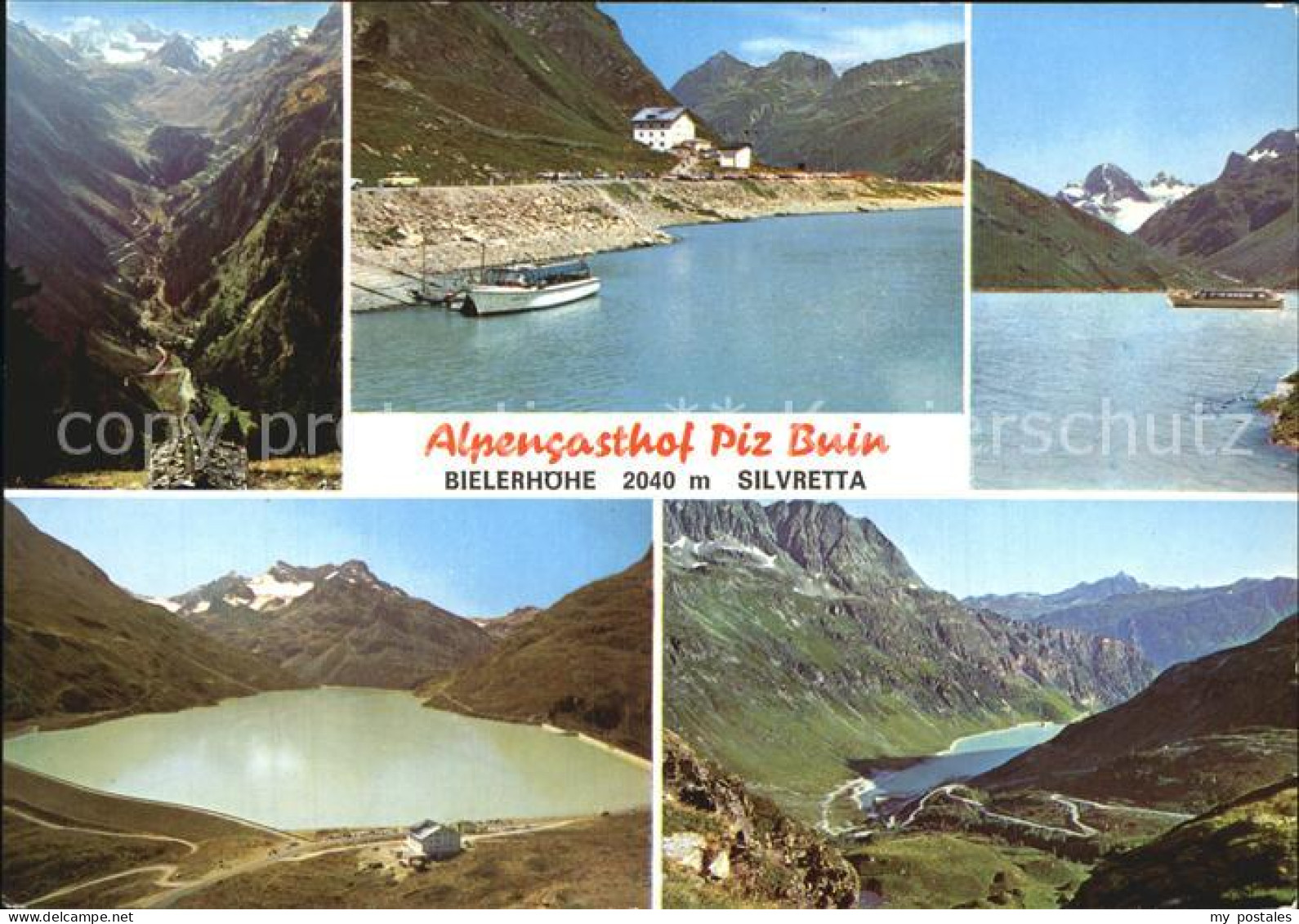 72496938 Galtuer Tirol Alpengasthof Piz Buin Bielerhoehe Bergsee Gebirgspanorama - Autres & Non Classés