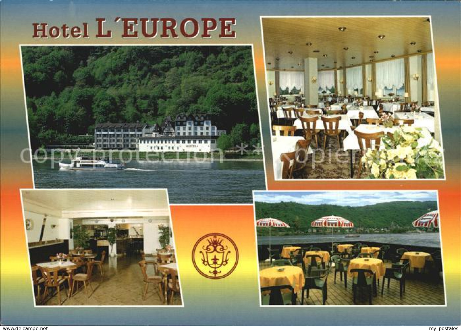 72496797 Boppard Rhein Hotel L'Europe Restaurant Terrasse Rheindampfer Boppard - Boppard