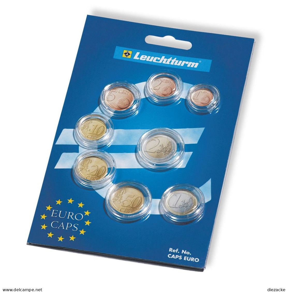 Leuchtturm Münzkapsel-Set Für Einen Euro-Kursmünzensatz 302469 Neu - Zubehör