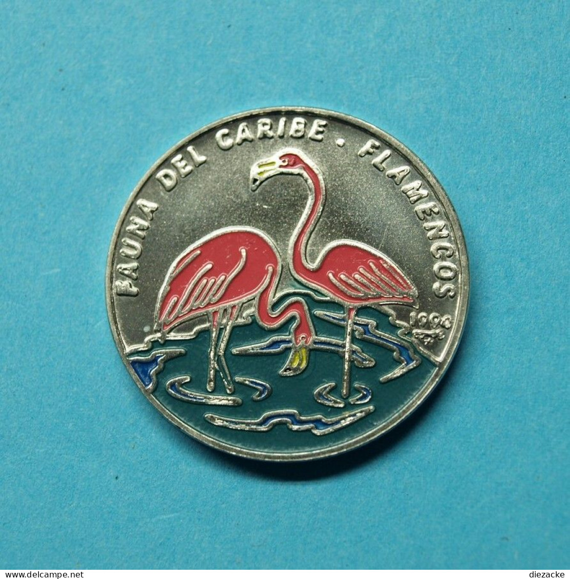 Kuba 1994 1 Peso "Flamingos" In Farbe (M5121 - Autres – Amérique