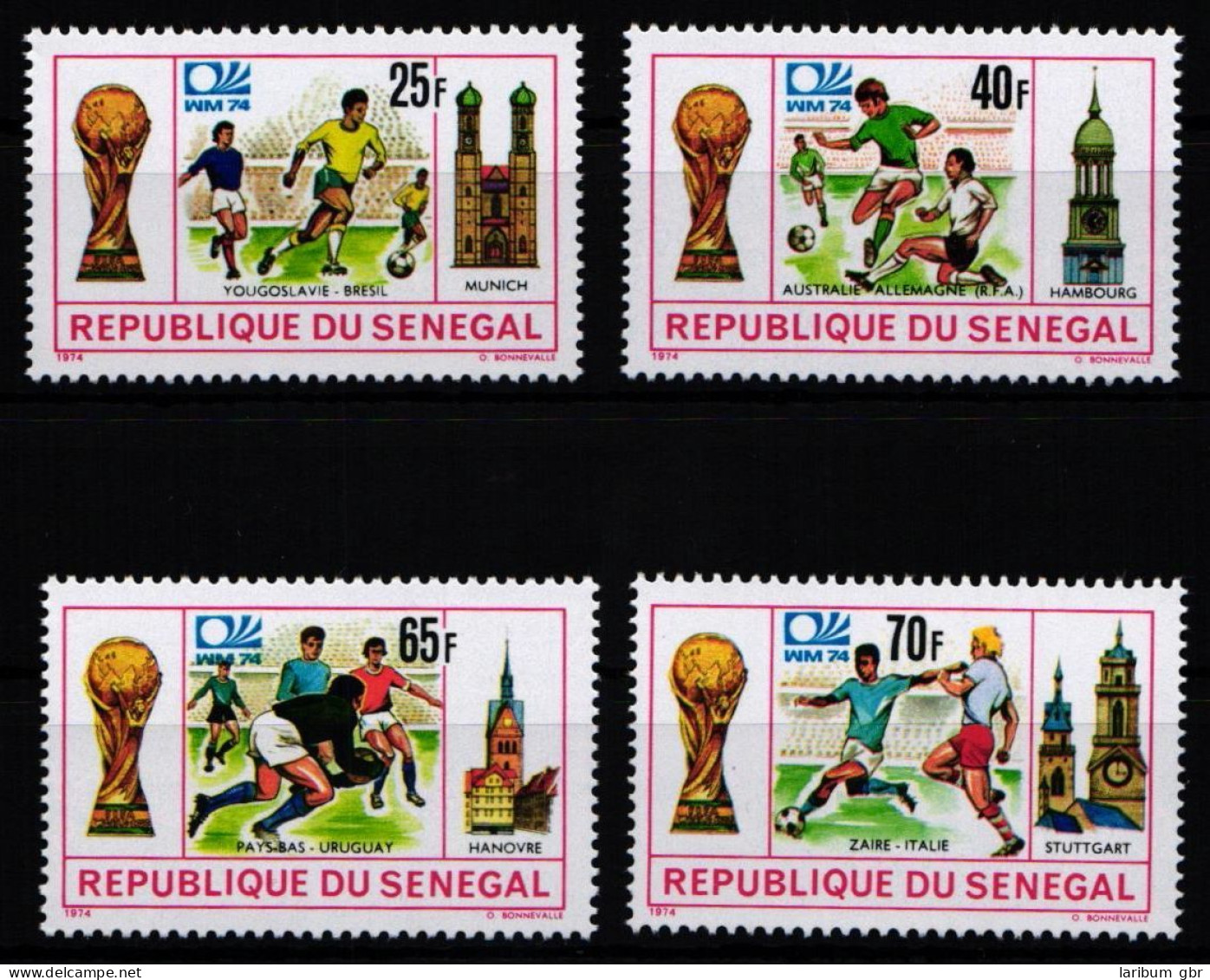 Senegal 553-556 Postfrisch Fußball #KO237 - Senegal (1960-...)
